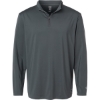 Custom Mens Team Issue Podium Quarter-Zip Pullover Forged Iron