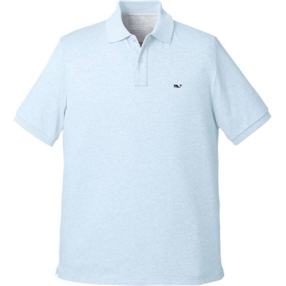 Custom Mens Edgartown Pique Polo Jake Blue
