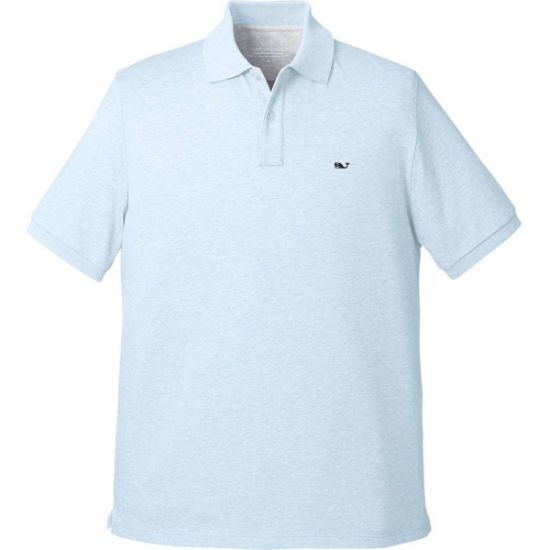 Custom Mens Edgartown Pique Polo Jake Blue