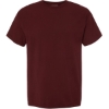 Custom Mens Garment-Dyed T-Shirt Maroon