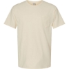 Custom Unisex Garment-Dyed Pocket T-Shirt Parchment