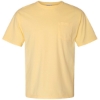 Custom Unisex Garment-Dyed Pocket T-Shirt Summer Squash Yellow