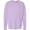 Custom Unisex Garment-Dyed Long Sleeve T-Shirt Future Lavender
