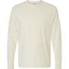 Custom Unisex Garment-Dyed Long Sleeve T-Shirt Parchment