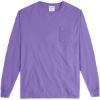 Custom Unisex Garment-Dyed Long Sleeve T-Shirt With a Pocket Lavender