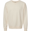 Custom Unisex Garment-Dyed Crewneck Sweatshirt Parchment