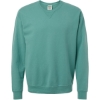 Custom Unisex Garment-Dyed Crewneck Sweatshirt Spanish Moss