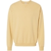 Custom Unisex Garment-Dyed Crewneck Sweatshirt Summer Squash Yellow