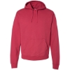 Custom Unisex Garment-Dyed Hooded Sweatshirt Crimson Fall