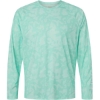 Custom Mens Lopro Running Lakes Long Sleeve T-Shirt Beach Glass