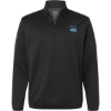 Custom Mens Coldfront+ Quarter-Zip Pullover Heather Black