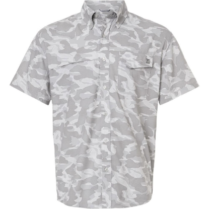 Custom Mens Tidepoint Printed Short Sleeve Shirt Seagull