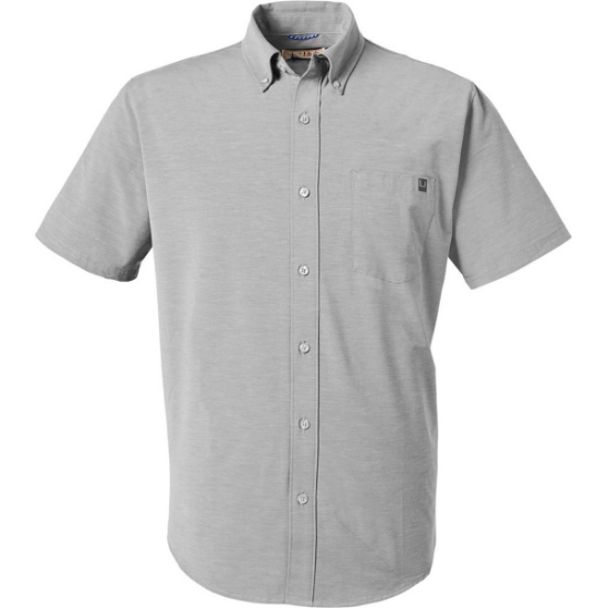 Custom Mens Kona Solid Shirt Harbor Mist