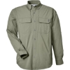 Custom Mens Creekbed Pocket Fishing Shirt Moss