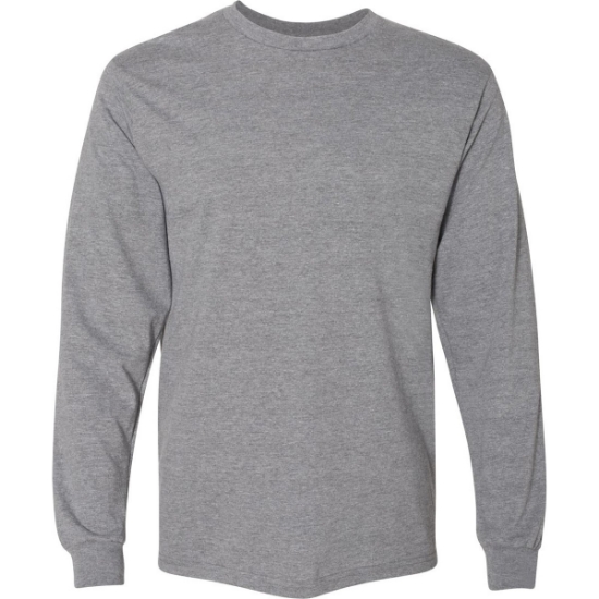 Custom Unisex Hammer™ Long Sleeve T-Shirt Graphite Heather