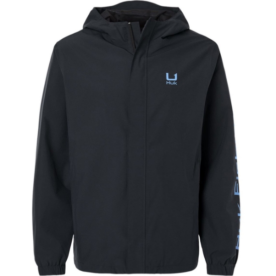 Custom Mens Storm Rain Jacket Black