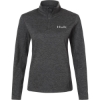 Custom Womens Coldfront+ Quarter-Zip Pullover Volcanic Ash Heather