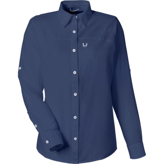 Custom Womens Tide Point Long Sleeve Shirt Naval Academy