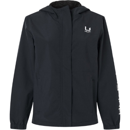 Custom Womens Storm Rain Jacket Black