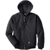 Custom Mens Berne Heritage Hooded Jacket Black