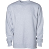 Custom Unisex Heavyweight Crewneck Sweatshirt Ash Heather