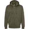 Custom Unisex Heavyweight Full-Zip Hooded Sweatshirt Army