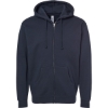 Custom Unisex Heavyweight Full-Zip Hooded Sweatshirt Navy