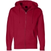 Custom Unisex Heavyweight Full-Zip Hooded Sweatshirt Red
