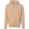 Custom Unisex Heavyweight Full-Zip Hooded Sweatshirt Sandstone