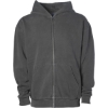 Custom Unisex Mainstreet Heavyweight Full-Zip Hooded Sweatshirt Pigment Black