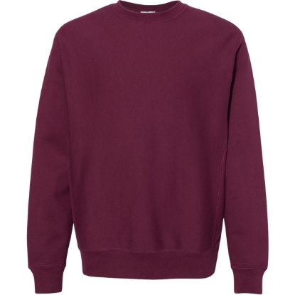 Custom Unisex Legend Premium Heavyweight Cross-Grain Crewneck Sweatshirt Maroon