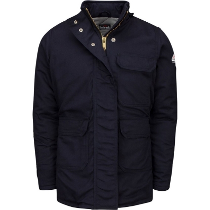 Custom Womens Deluxe Parka Navy