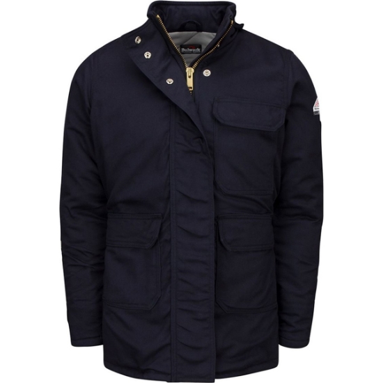 Custom Womens Deluxe Parka Navy