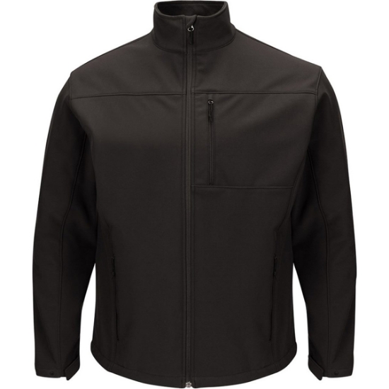 Custom Mens Deluxe Soft Shell Jacket Black