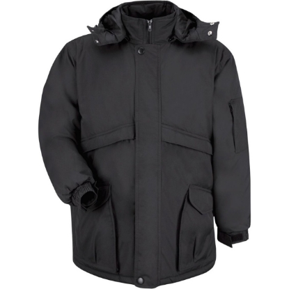 Custom Mens Heavyweight Parka Black