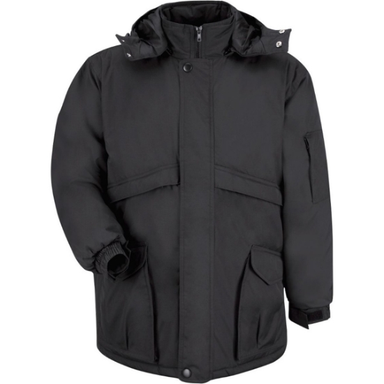 Custom Mens Heavyweight Parka Black