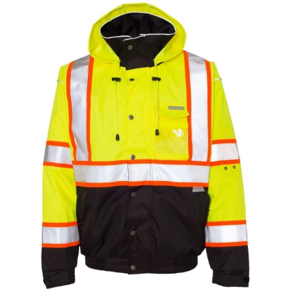 Custom Unisex Premium Brilliant Series® Bomber Jacket Lime