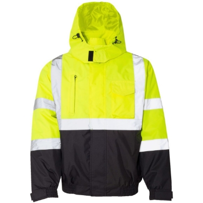 Custom Unisex Economy Bomber Jacket Lime