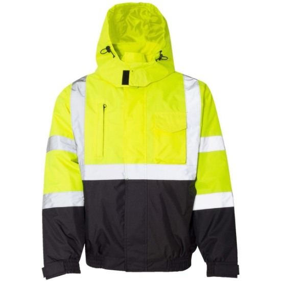 Custom Unisex Economy Bomber Jacket Lime