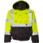 Custom Unisex Ripstop Bomber Jacket Lime/ Black