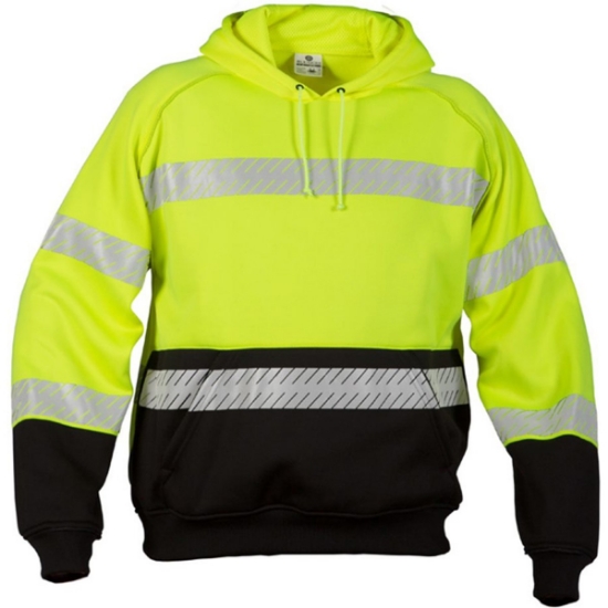 Custom Unisex Premium Black Series® Pull Over Hooded Sweatshirt Lime