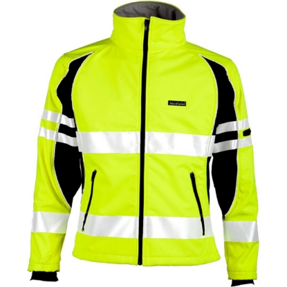 Custom Womens Premium Black Series® Soft Shell Jacket Lime