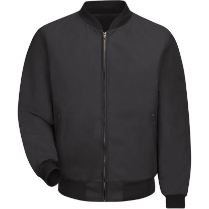 Custom Mens Solid Team Jacket Black