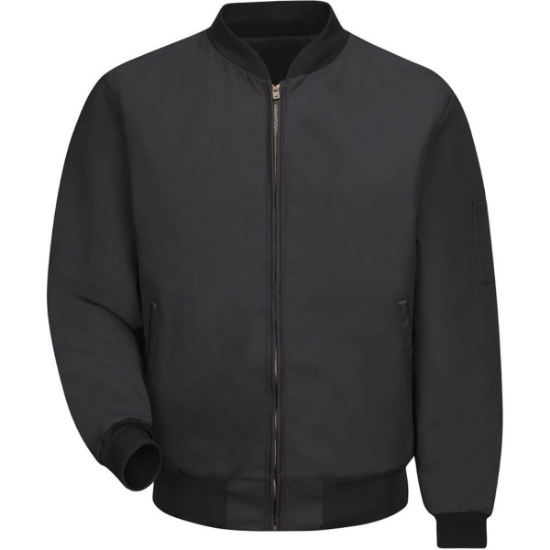 Custom Mens Solid Team Jacket Black