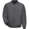 Custom Mens Solid Team Jacket Charcoal