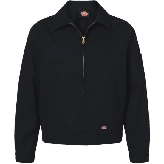 Custom Mens Unlined Industrial Eisenhower Jacket Black
