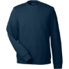 Custom Mens Garment-Dyed Crewneck Sweatshirt Vineyard Navy