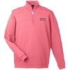 Custom Mens Collegiate Shep Quarter-Zip Sweatshirt Jetty Red
