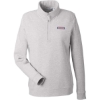 Custom Women’s Collegiate Shep Quarter-Zip Sweatshirt Grey Heather