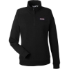 Custom Women’s Collegiate Shep Quarter-Zip Sweatshirt Jet Black
